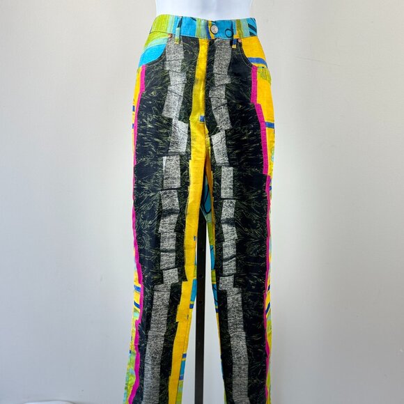 Christian Lacroix  Abstract Print Pant - Picture 1 of 10